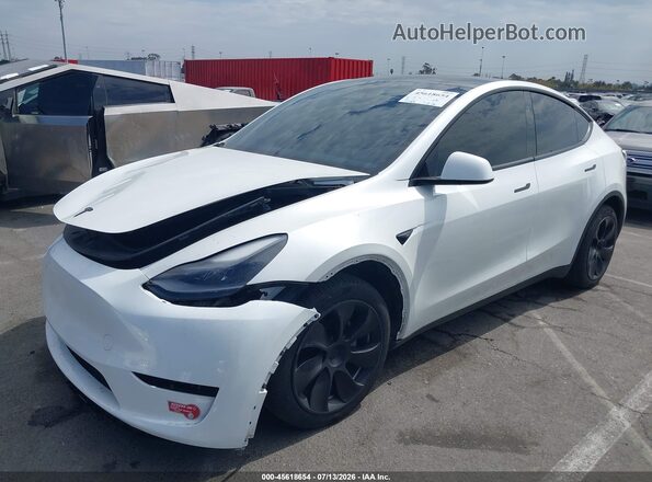 7SAYGDEE5PA185278 2023 TESLA MODEL Y White Przód lewy