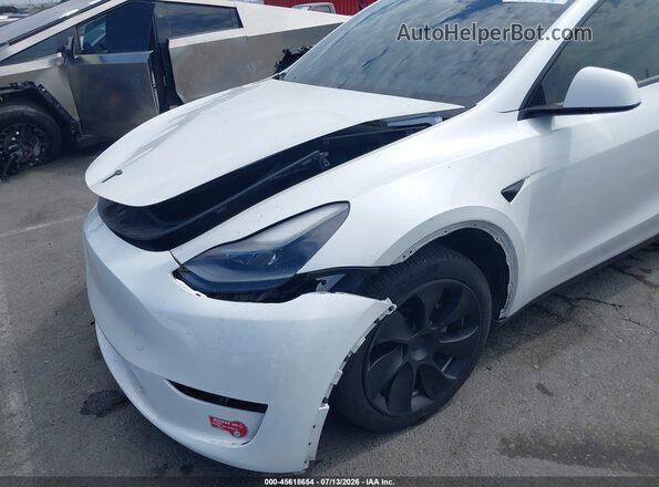 7SAYGDEE5PA185278 2023 TESLA MODEL Y White Widok z przodu