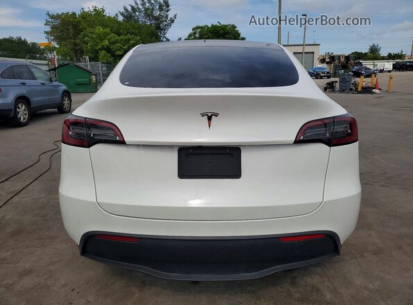 7SAYGDEE5PF763608 2023 TESLA MODEL White Вид ззаду