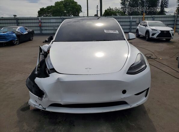 7SAYGDEE5PF763608 2023 TESLA MODEL White Вид спереду