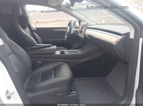 7SAYGDEE5PF850618 2023 TESLA MODEL Y White Вид салону спереду