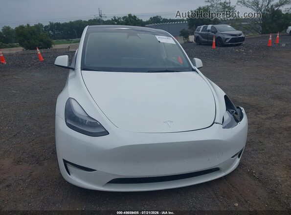 7SAYGDEE5PF850618 2023 TESLA MODEL Y White Вид щитка приладів
