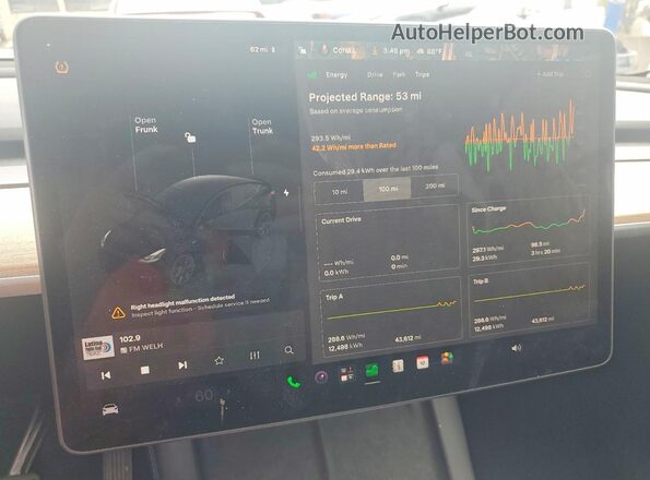7SAYGDEE5RA306832 2024 TESLA MODEL Black Vista del cuadro de instrumentos