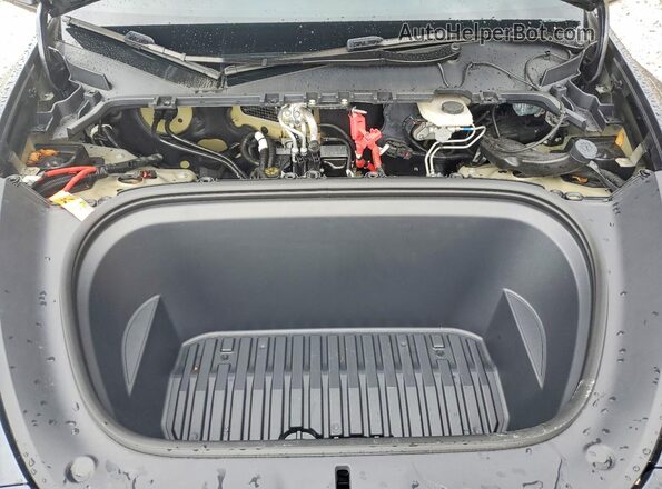 7SAYGDEE5RF037184 2024 TESLA MODEL Gray უკანა სალონის ხედი