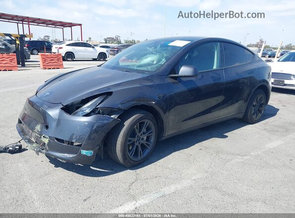 7SAYGDEE5SF285425 2025 TESLA MODEL Y Dark Blue Передняя левая четверть