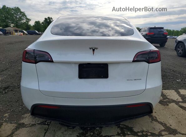 7SAYGDEE5SF290334 2025 TESLA MODEL Белый Вид сзади