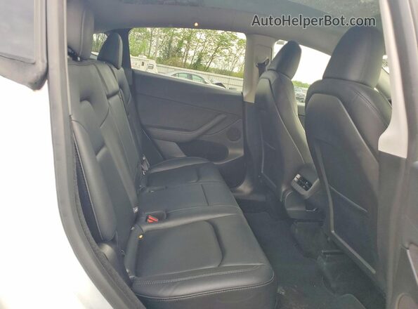 7SAYGDEE5SF290334 2025 TESLA MODEL Белый Вид задних сидений
