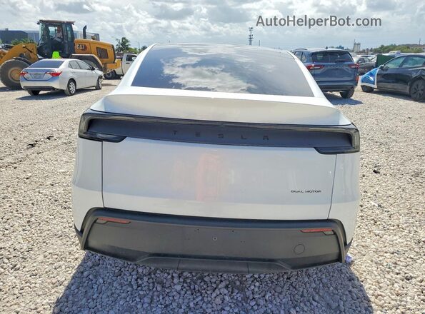 7SAYGDEE5TA414097 2026 TESLA MODEL White Widok z tyłu