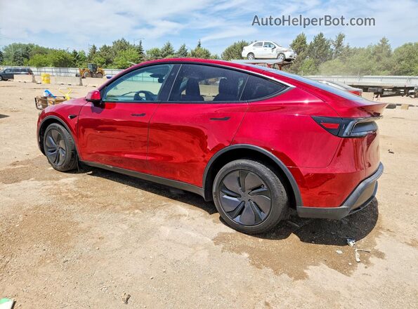 7SAYGDEE5TF397692 2026 TESLA MODEL Maroon Trasero izquierdo
