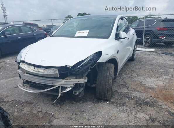 7SAYGDEE6NF371251 2022 TESLA MODEL Y White Front view