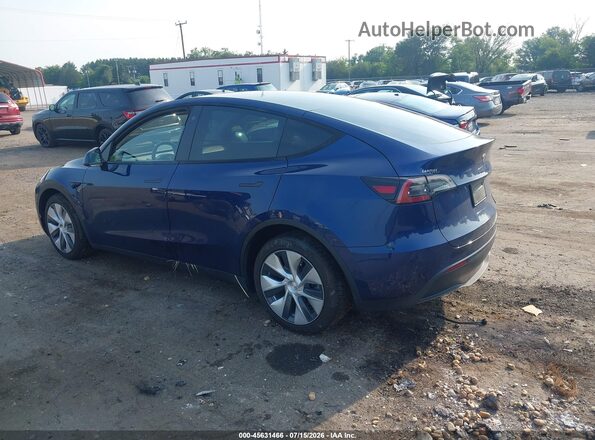7SAYGDEE6NF372867 2022 TESLA MODEL Y Blue Rear left