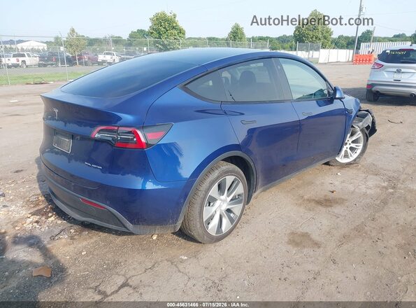 7SAYGDEE6NF372867 2022 TESLA MODEL Y Blue Rear right