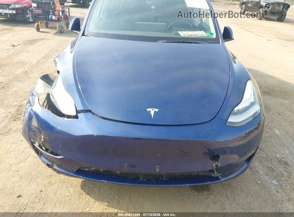 7SAYGDEE6NF372867 2022 TESLA MODEL Y Blue Front view