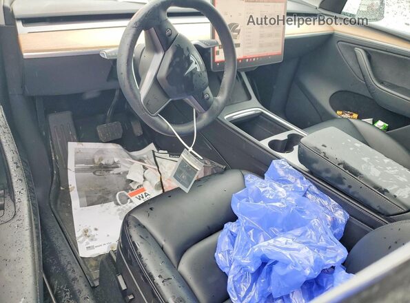 7SAYGDEE6PA184978 2023 TESLA MODEL White წინა პანელის ხედი