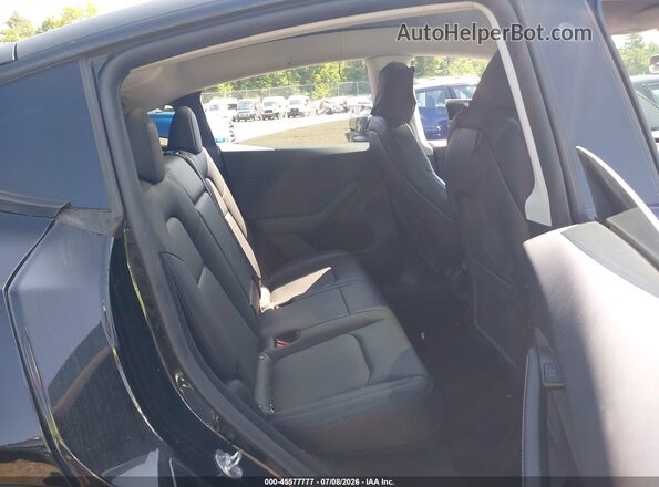7SAYGDEE6PA187573 2023 TESLA MODEL Y Black Widok naklejki z numerem VIN
