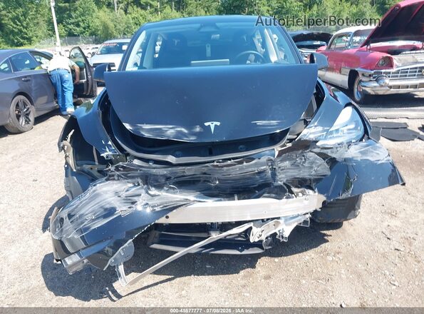 7SAYGDEE6PA187573 2023 TESLA MODEL Y Black Widok zestawu wskaźników
