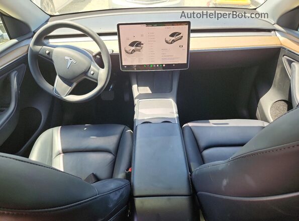 7SAYGDEE6PF676624 2023 TESLA MODEL White Вид панелі приладів