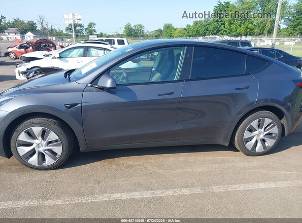 7SAYGDEE6PF859117 2023 TESLA MODEL Y Gray Вид задньої частини салону