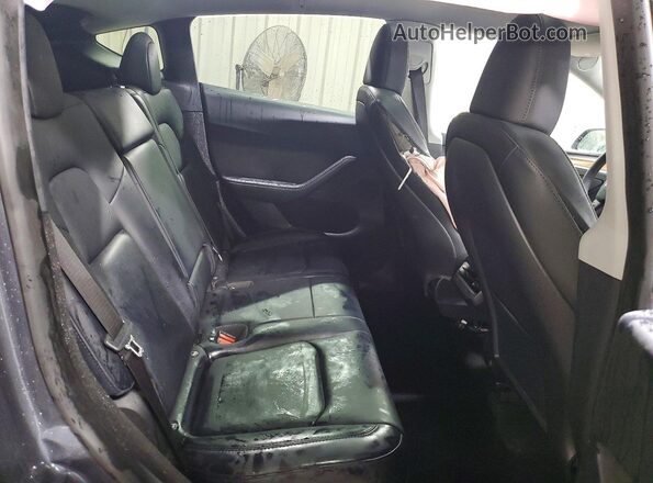 7SAYGDEE6PF919851 2023 TESLA MODEL Gray Вид задніх сидінь