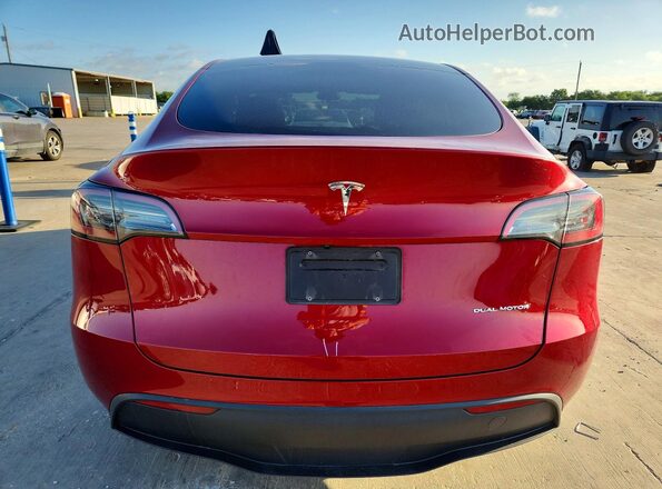 7SAYGDEE6RA248942 2024 TESLA MODEL Red Vista trasera