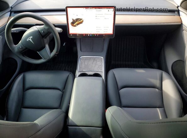 7SAYGDEE6RA263022 2024 TESLA MODEL Gray Vista del salpicadero