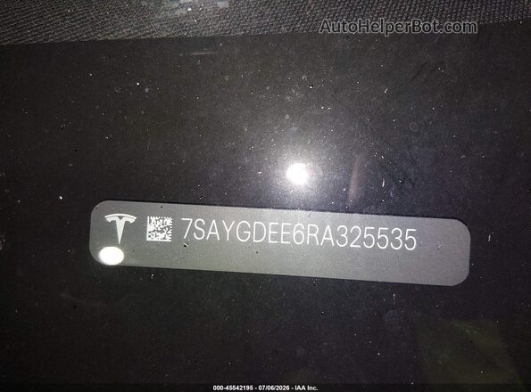 7SAYGDEE6RA325535 2024 TESLA MODEL Y Gray Շարժիչի բաժամունքի տեսք