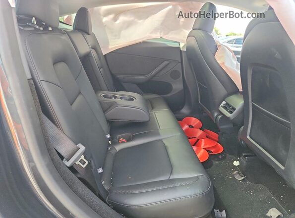 7SAYGDEE6RA330234 2024 TESLA MODEL Черный Вид задней части салона