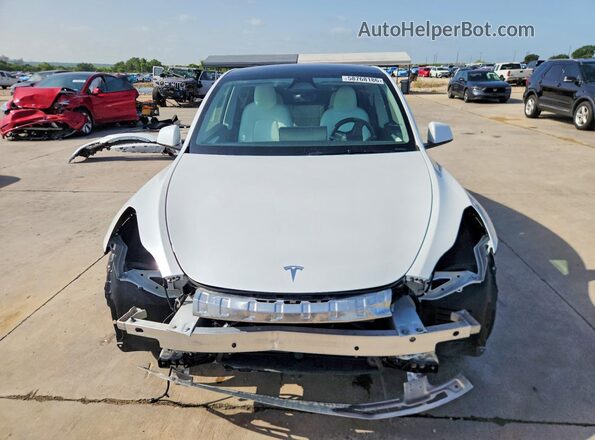 7SAYGDEE6SA342230 2025 TESLA MODEL Белый Вид спереди