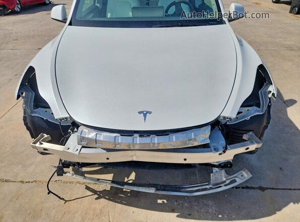 7SAYGDEE6SA342230 2025 TESLA MODEL Белый Вид задней части салона