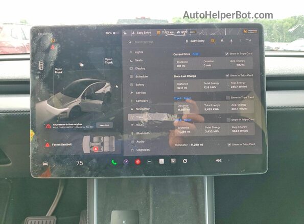 7SAYGDEE6TA488998 2026 TESLA MODEL Черный Вид щитка приборов