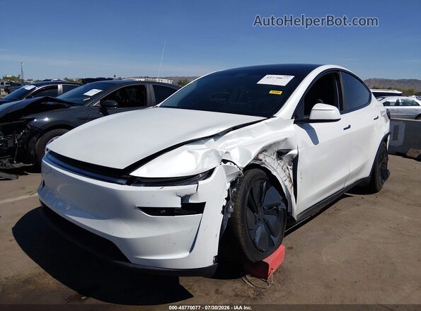 7SAYGDEE6TF362675 2026 TESLA MODEL Y White Widok z przodu