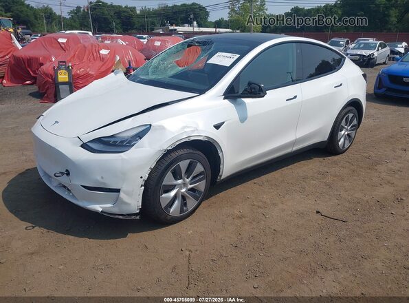 7SAYGDEE7NA009992 2022 TESLA MODEL Y Белый Передняя левая четверть