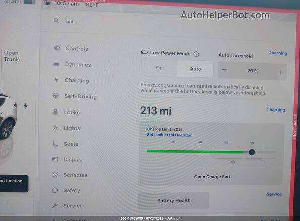 7SAYGDEE7NA009992 2022 TESLA MODEL Y Белый 