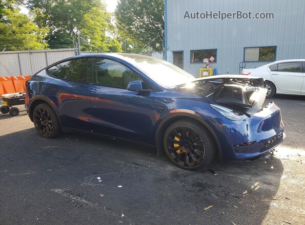 7SAYGDEE7NF344995 2022 TESLA MODEL Blue Przód prawy