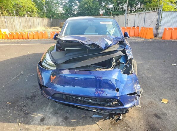 7SAYGDEE7NF344995 2022 TESLA MODEL Blue Widok z przodu