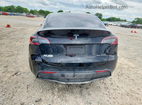 7SAYGDEE7NF376023 2022 TESLA MODEL Black Widok z tyłu