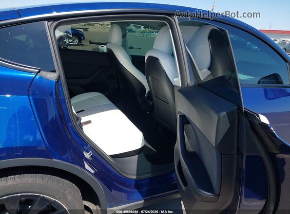 7SAYGDEE7NF533680 2022 TESLA MODEL Y Синий Вид наклейки с VIN-кодом