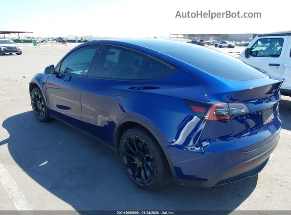 7SAYGDEE7NF533680 2022 TESLA MODEL Y Синий Задняя левая четверть