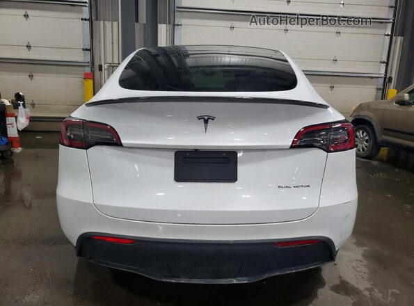 7SAYGDEE7PA086381 2023 TESLA MODEL Белый Вид сзади
