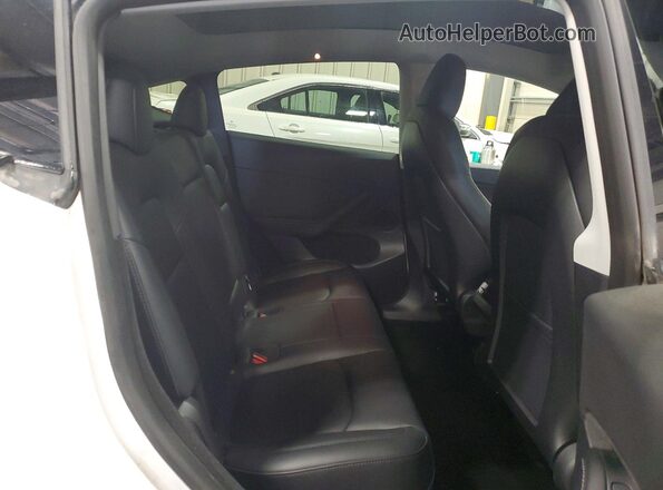 7SAYGDEE7PA086381 2023 TESLA MODEL Белый Вид задних сидений
