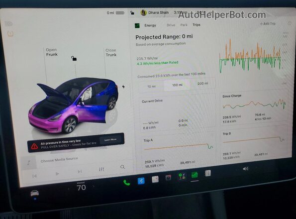 7SAYGDEE7PA108282 2023 TESLA MODEL Белый Вид щитка приборов