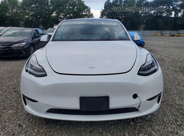 7SAYGDEE7PA108282 2023 TESLA MODEL Белый Вид спереди