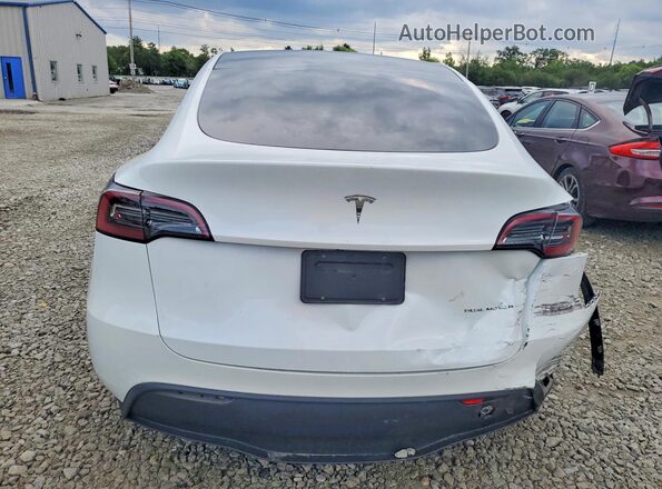7SAYGDEE7PA108282 2023 TESLA MODEL Белый Вид сзади