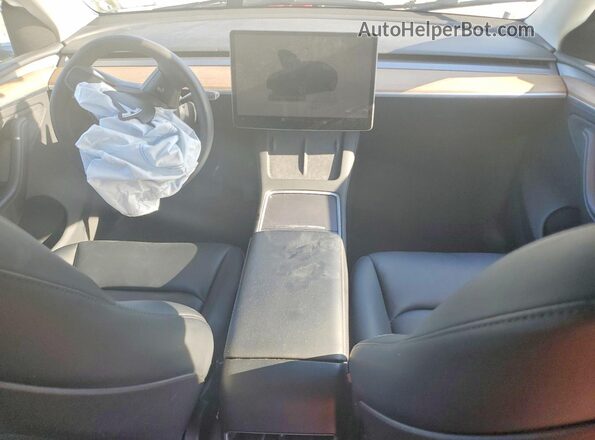 7SAYGDEE7PA114566 2023 TESLA MODEL White Առջևի վահանակի տեսք