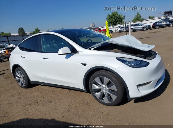 7SAYGDEE7PF592733 2023 TESLA MODEL Y Белый Вид задней части салона