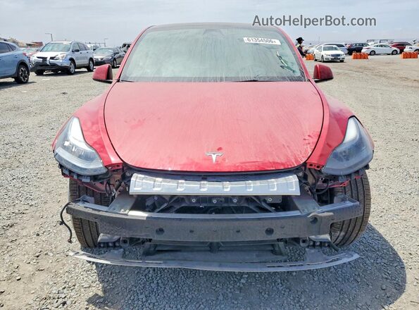 7SAYGDEE7PF601611 2023 TESLA MODEL Red Դիմացի տեսք