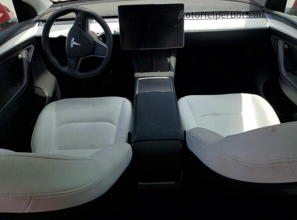 7SAYGDEE7PF601611 2023 TESLA MODEL Red Առջևի վահանակի տեսք