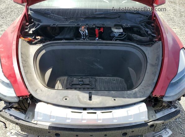 7SAYGDEE7PF601611 2023 TESLA MODEL Red Սալոնի հետևի տեսք