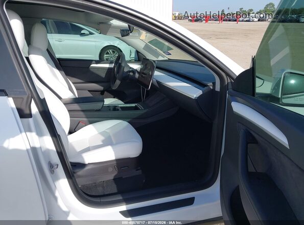 7SAYGDEE7PF616528 2023 TESLA MODEL Y White Սալոնի դիմացի տեսք