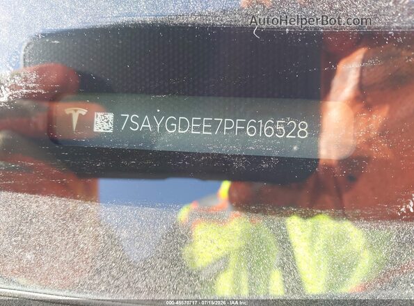 7SAYGDEE7PF616528 2023 TESLA MODEL Y White Շարժիչի բաժամունքի տեսք